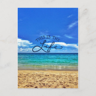 Das ist das Leben Postkarte