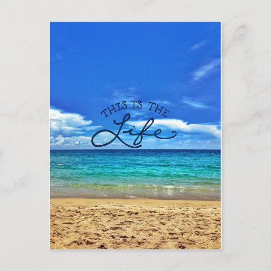 Das ist das Leben Postkarte (Vorderseite)