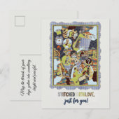 Das ist das Leben Postkarte (Vorne/Hinten)