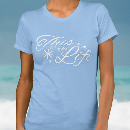 Das ist das Leben schwarzer typografischer Slogan- T-Shirt