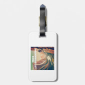 Das ist das lebensbejahende Rock Climbing Gepäckanhänger (Rückseite vertikal)