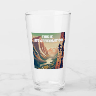 Das ist das lebensbejahende Rock Climbing Glas