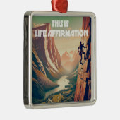Das ist das lebensbejahende Rock Climbing Ornament Aus Metall (Rechts)