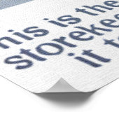 Das ist das Marktplakat Poster (Ecke)