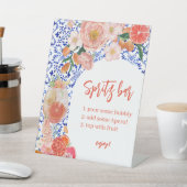 Das ist das mediterrane Spritz Bar Brautparty Sockelschild (In SItu)