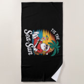 Das ist das Meer Sun Santa Beach Weihnachten im Ju Strandtuch (Vorderseite)