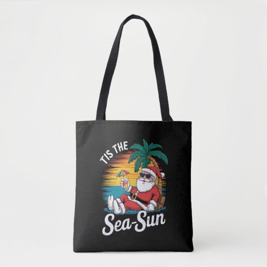 Das ist das Meer Sun Santa Beach Weihnachten im Ju Tasche (Vorderseite)