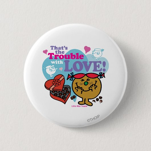 Das ist das Problem mit der Liebe! Button (Vorderseite)