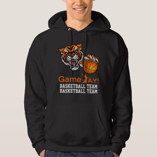 Das ist das Saisonbasketballspiel auf Tiger Hoodie (Vorderseite)