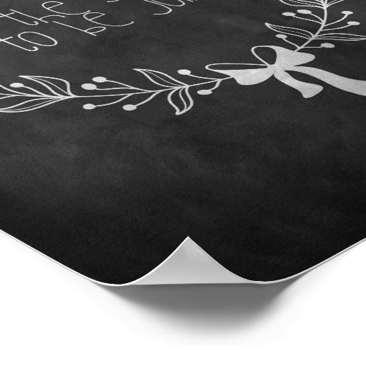 Das ist das Season Chalkboard Poster (Ecke)