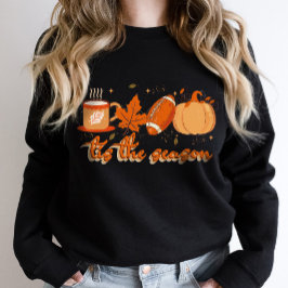 Das ist das Season Football Pumpkin Fall Sweatshir Sweatshirt