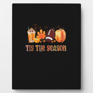 Das ist das Season Leopard Pumpkin Football Hallow Fotoplatte