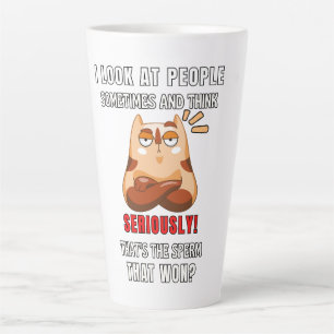 Das ist das Sperma, das gewonnen hat! Milchtasse