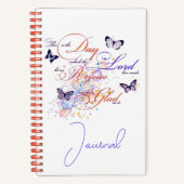 Das ist das Tagesjournal Notizblock (Vorderseite)