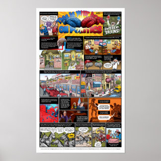 Das ist dein Gehirn in der Politik Poster