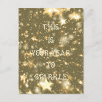 Das ist dein Jahr für Sparkle Typografie inspirier