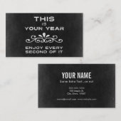 Das ist dein Jahr Visitenkarte (Vorne/Hinten)