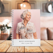 Das ist dein Leben | Elegantes Foto Memory Book Notizblock
