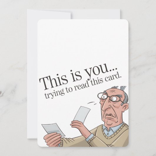 Das ist dein Versuch, diesen Card lustigen Vater z Einladung (Vorderseite)