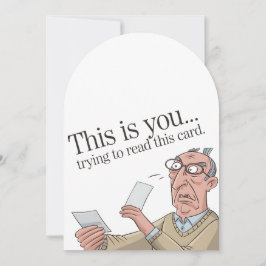 Das ist dein Versuch, diesen Card lustigen Vater z Einladung