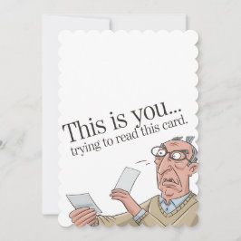 Das ist dein Versuch, diesen Card lustigen Vater z Feiertagskarte