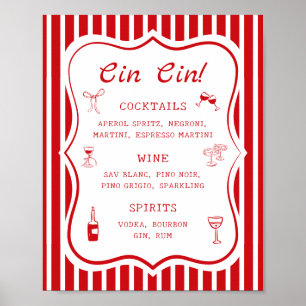 Das ist der Amore Brautparty-Bar Poster