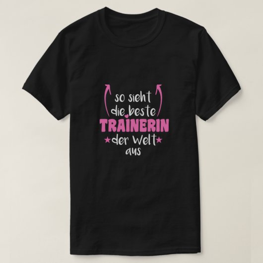 Das ist der beste Trainer der Welt T-Shirt (Design vorne)