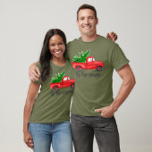 Das ist der blaue rote LKW der Jahreszeit mit Baum T-Shirt (Unisex)