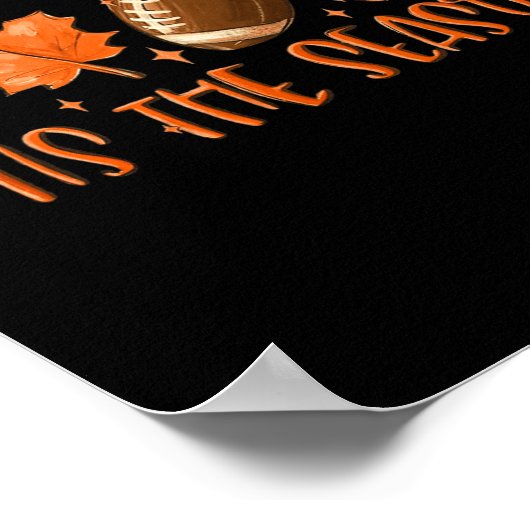 Das ist der Erntedank der Saison Fußball Fall Poster (Ecke)