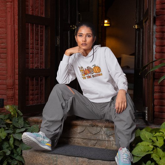 Das ist der Fall des Fußball-Kürbiss der Saison Hoodie