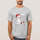 Das ist der feine Melting Snowman T-Shirt (Vorderseite)