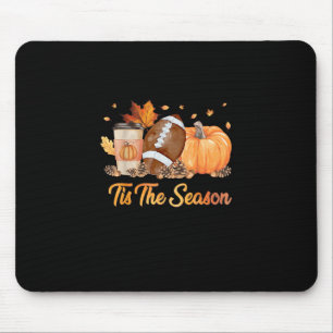 Das ist der Fußball-Herbstsaison-Fußball-Kürbis Mousepad