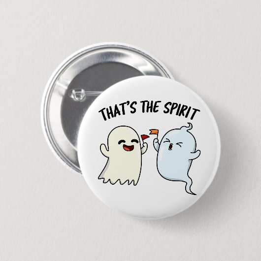 Das ist der Geist-Funny-Halloween-Geisterpun Button (Vorne & Hinten)