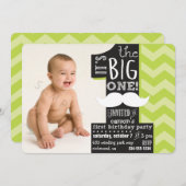 Das ist der große! Einladung zum ersten Geburtstag (Vorne/Hinten)