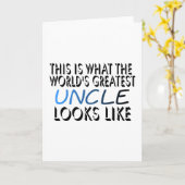 Das ist der größte Onkel der Welt (2) Karte (Gelbe Blume)