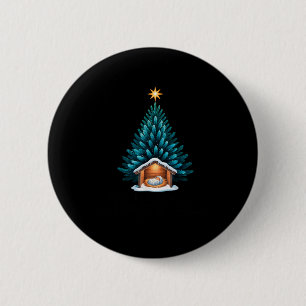 Das ist der Grund Baby Jesus Krippe Weihnachten Ge Button