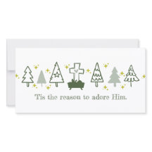 DAS IST DER GRUND Christliche Weihnachtskarte