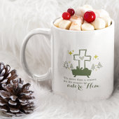 DAS IST DER GRUND Christliche Weihnachtskrippe 15o Kaffeetasse