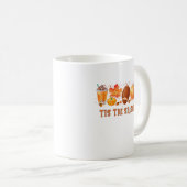 Das ist der Herbst der Saison Leopard Fußball Kaffeetasse (VorderseiteRechts)