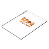 Das ist der Herbst der Saison Leopard Fußball Notizblock (Linke Seite)