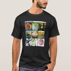 Das ist der ideale männliche Körper Ai generierte  T-Shirt