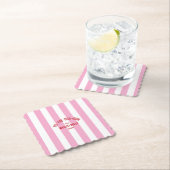 Das ist der Sea Son Custom Beach Weihnachten Rosa  Untersetzer (Vor Ort)