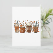 Das ist der Spürkenkürbis der letzte Jahreszeit Einladung (Stehend Vorderseite)