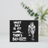 Das ist der Tag!!! Postkarte (Stehend Vorderseite)