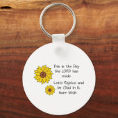 Das ist der Tag Sonnenblume Schlüsselanhänger (Vorderseite)