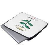 DAS IST DER THERAPIE-Laptop-Sieb Laptopschutzhülle (Vorne Knopf)