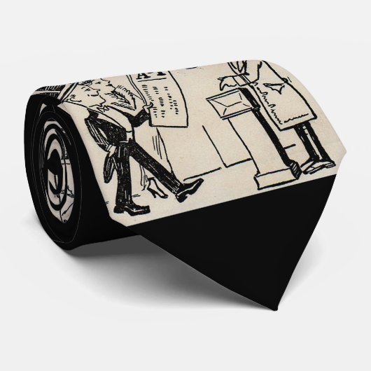 Das ist der Ticket - Theater-Cartoon der 1920er Ja Krawatte (Gerollt)