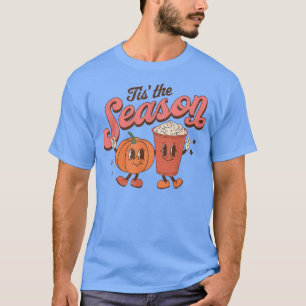 Das ist der Vintage Retro-Kürbis-Herbst der Saison T-Shirt