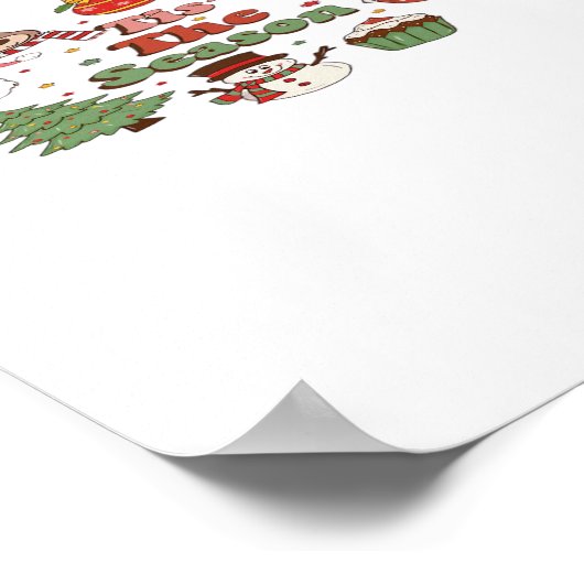 Das ist der Weihnachtsakrylenblock der Saison Poster (Ecke)