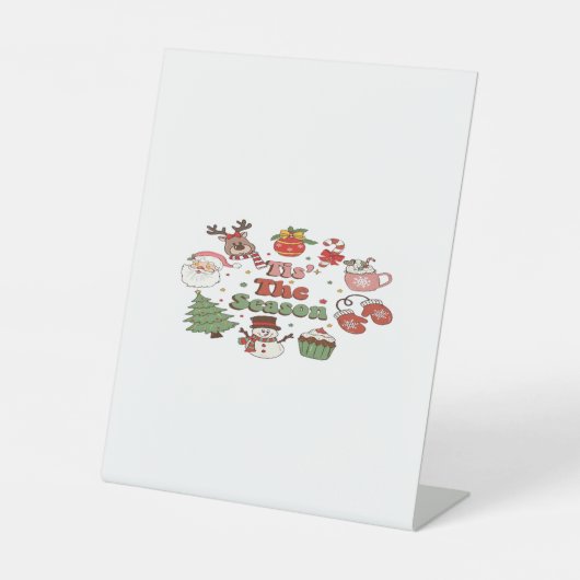 Das ist der Weihnachtsakrylenblock der Saison Sockelschild (Vorderseite)